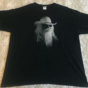 LEON RUSSELL VINTAGE BLACK T-SHIRT PRE-OWNED
